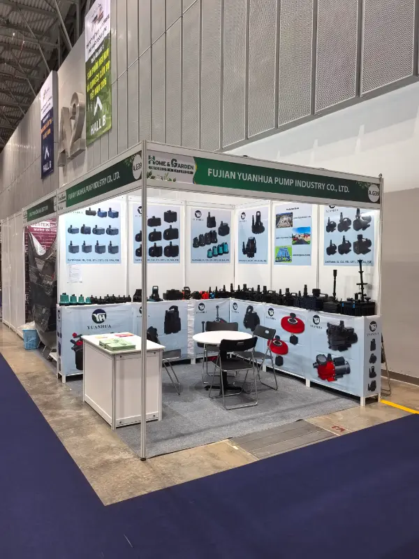Fujian Yuanhua Pump Industry Co., Ltd Сайгон көрме және конгресс орталығында - SECC көрмесінде